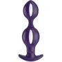 Анальные шарики Fun Factory B BALLS white - dark violet