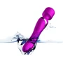 Универсальный вибромассажер Foxshow Silicone Dual Massager Purple: Тип управления Кнопочное
