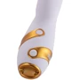 Вибратор-кролик с флоггером LOCKINK Sevanda Whip Vibrating Massage Wand - White & Golden: Тип и форма Кролик