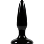 Анальная пробка Pleasure Plug Mini, 8.5x2.2 см, черный