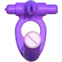 Насадка для двойного проникновения Silicone Double Pene Rabbit: Наличие вибрации Есть