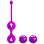 Вагинальные шарики Pretty Love Kegel Tighten Up II BI-014491: Особенности Шарики Кегеля, Соединены между собой, Смещенный центр тяжести