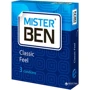 Презервативи Mister Ben Classic Feel, 3 шт: Текстура Гладкие