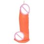 Свічка LOVE FLAME - Dildo L ORANGE Fluor, CPS01-ORANGE