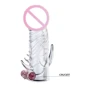Насадка-презерватив Penis Sleeve с вибрацией, BI-010045Z-2: Материал TPR (термопластичная резина)