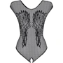 Бодістокінг із великої сітки Obsessive B112 teddy S/M/L Black: Застосування На тіло