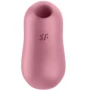 Вакуумний стимулятор із вібрацією Satisfyer Cotton Candy Light Red: Тип управління кнопкове