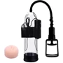 Вакуумна помпа з вібростимуляцією LYBAILE - Penis Enlargement System 9,8'' Vibration (BM-010066B): Матеріал TPE (термопластичный эластомер), Пластик