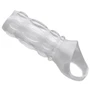 Clear Sensations Enhancer Sex Sleeve - насадка для пениса 11.5x3 см.: Наличие вибрации Нет