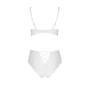 Эротический комплект Passion LOVELIA BIKINI white XXL/XXXL: Декор Шнуровка