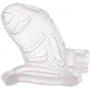 Клетка для пениса LOCKINK Sevanda Plastic Penis Chastity Cage - Transparent фото 6