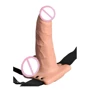 Fetish Fantasy 6 Hollow Rechargeable Strap-on with Balls - полый вибрострапон на трусиках с пультом ДУ, 17,5х5 см: Тип крепления На трусиках