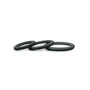 Комплект эрекционных колец Topco Sales Hombre Snug-Fit Silicone Thin C-Rings, 3 Pk, серый: Производитель Topco Sales