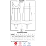 Сексуальне плаття Obsessive 823-DRE-1, L / XL, Чорний, L / XL фото 5