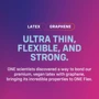 Презервативи ONE Flex Graphene Condom, 3 шт: Текстура Гладкие