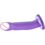 Страпон Climax Strap-on Ice Dong & Harness set, фіолетовий: Довжина, см 17.8