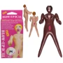 Надувная мини кукла Mini Blow-Up Doll Brown Hair, 66 см: Материал ПВХ