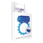 Эрекционное кольцо и насадка на палец 2в1 Toy Joy Flexible Ring & Finger Vibe (синий): Цвет синий