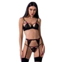 Эротический комплект Passion Exclusive PERDITA SET black L/XL