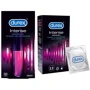 Акційний набір для закоханих Durex Презервативи латексні зі змазкою Intense Orgasmic № 12 + Інтимний гель-змазка, INTENSE ORGASMIC 10 ml