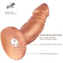 Фаллоимитатор-насадка с вибрацией Hismith Slightly Curved Vibrating Silicone Dildo Monster Series: Назначение Вагинальные