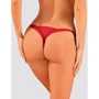 Мереживні стрінги Obsessive Lacelove thong XS/S Red: Декор Кружево