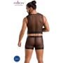 Изысканный комплект Passion 053 SET WILLIAM black L/XL: Применение На тело