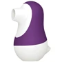 Вакуумный стимулятор с подвижным язычком 2в1 Сатисфакер Pinguino, 9.4 х 6.2 (фиолетовый)