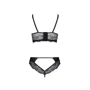 Комплект из эко-кожи с кружевом Loona Set black L/XL - Passion: Для кого Для женщин
