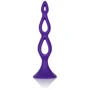 Тройная полая анальная пробка CalExotic Booty Call Silicone Triple Probe, пурпурный