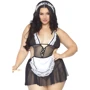 Костюм французької покоївки Leg Avenue Roleplay Fantasy French Maid + 1X-2X Black/White
