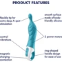 Інноваційний вібратор для точки А Satisfyer – A-Mazing 2 (бірюзовий): Тип управління кнопкове