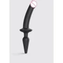 Анальная пробка с дилдо Strap-On-Me Switch Plug-In Semi-Realistic Dildo Black - S