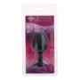Анальний корок CRYSTAL Black Silicone Ruby, M: Для кого Унисекс