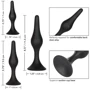 Набор анальных пробок California Exotic Novelties Silicone Anal Starter Kit: Особенности С присоской