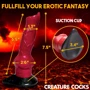 Фантазійний фалоімітатор Пекельна Гонча Creature Cocks Hell-Hound Canine Silicone Dildo: Наявність вібрації  Нет