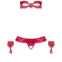 Комплект Obsessive - Hetea, Маска, трусики, перчатки, S/M: Вид Комплекты