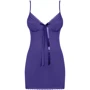 Комплект Obsessive Blackardi chemise, синій, S / M фото 2