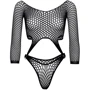 Боді Leg Avenue Top bodysuit with thong back Black: Декор Без декора