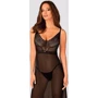 Прозора сорочка Obsessive Estiqua black XS/S: Застосування На тело