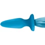 Анальна пробка з хвостиком Unicorn Tails Pastel, 8.4x3.2 см, блакитний: Матеріал силікон
