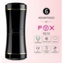 Мастурбатор з двома входами FOX Masturbation Cup - Double Ends black, BS6300035: Глубина, см 18.9