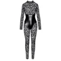 Комбінезон Noir Handmade F299 Enigma lace catsuit with underbust bodice Black, L: Матеріал Полиамид