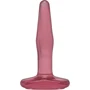Анальная пробка Crystal Jellies Small Butt Plug, малая, 11x2 см