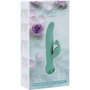 Вібратор-кролик із ротацією Touch by Swan - Trio Teal: Діаметр, см 3.8