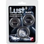 Набор эрекционных колец Orion Lust 3 Black: Производитель Orion