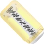 Мастурбатор Tenga Puffy Custard Yellow (ультрам'який матеріал, багаторазовий, наскрізний): Діаметр, см 8.2