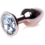 Анальная пробка с кристаллом BOSS of TOYS Boss Series - Jewellery Red Gold PLUG Clear S, BS6400112 фото 6