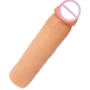 Насадка для увеличения члена Tommy Gunn Power Suction CyberSkin, 22,17x5,2 см: Назначение Для увеличения