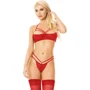 Комплект белья SoftLine - Kristi, M/L (red)